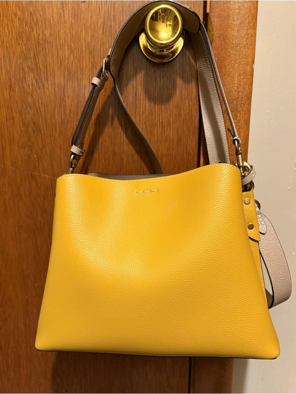 Coach Willow Bucket Crossbody Bag Purse Colorblock Authentic - Picture 3 of 8